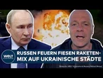 PUTINS KRIEG: Russen feuern massiven Raketenhagel auf ukrainische Städte! Doch Kiew bleibt ruhig