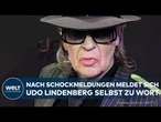 UDO LINDENBERG IM KRANKENHAUS: Schockmeldungen! Der Musiker meldet sich nun selbst zu Wort!