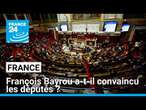 François Bayrou a-t-il convaincu les députés de l'Assemblée nationale ? • FRANCE 24