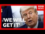 Donald Trump vows to recover Iran's uranium | BBC News