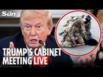 LIVE: Trump holds Cabinet meeting amid government shutdown and National Guard deployment