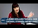 HEIDI REICHINNEK: Kritik an "Blankocheck für Aufrüstung"! Linken-Politikerin appelliert an Grüne!