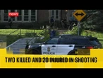 Two killed and 20 injured in shooting at school in Minneapolis, US Justice Department says
