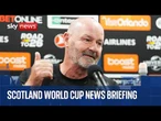 Scotland speak at World Cup news conference ahead of Morocco match