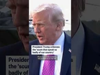 President Trump criticizes the 'scum that speak so badly of our country'