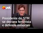 Presidente do STM toma posse, se declara feminista e defende minorias