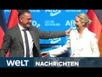 ERFURT: Massen-Proteste gegen AfD-Parteitag! Einzelne Krawalle! Weidel hat mehr Macht I WELT STREAM