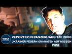 PUTINS KRIEG: Deutsche Panzerhaubitze 2000 schießt bei Charkiw auf Russland – Reporter berichtet