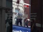 'Hero' cricketer catches child falling from ledge