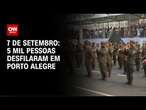 7 de Setembro: 5 mil pessoas desfilaram em Porto Alegre | AGORA CNN