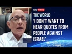 Former Netanyahu security adviser dismisses Gaza genocide claims