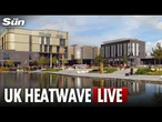 LIVE: Heatwave continues across the UK with highs expected of 34C