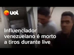 Influenciador venezuelano é morto a tiros durante live no TikTok; veja vídeo