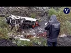 Un autobús de línea se despeña por un barranco en Rusia, dejando a 13 muertos