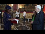 Mattarella riceve nuovi ambasciatori per lettere credenziali