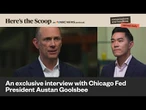 Chicago Fed President Goolsbee on the next interest rate decision