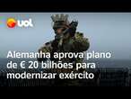 Alemanha aprova € 20 bilhões para investir no exército em meio a tensão com Rússia