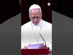 El Papa, contra la guerra: "Las armas imponen un silencio temporal, no logran una paz duradera"