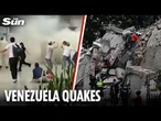 Moment huge earthquake strikes Venezuela with thousands feared dead
