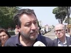Salvini visita Rebibbia: "Alemanno l'ho visto tonico e determinato"