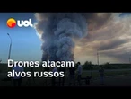 Ucrânia x Rússia: Oito pessoas morrem após bombardeio contra logística russa