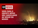 Companhias aéreas suspendem voos para o Oriente Médio | CNN PRIME TIME