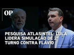 Pesquisa AtlasIntel: Lula lidera simulação de 2º turno contra Flávio Bolsonaro