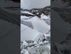 Glacier break turns training session into life or death situation