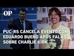 PUC-RS cancela evento com Eduardo Bueno após escritor ironizar assassinato de Charlie Kirk