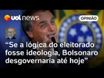 Eleitor no Brasil olha o desempenho; se olhasse ideologia, Bolsonaro desgovernaria até hoje | Josias