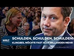 HAUSHALT: Finanzminister Lars Klingbeil plant deutlich höhere Schulden im Bundeshaushalt 2027