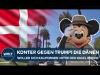 DÄNEMARK KONTERT! Antwort auf Trumps Grönland-Plan - Kalifornien kaufen und Disneyland umbenennen