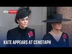 Royals lead Remembrance Sunday event at the Cenotaph