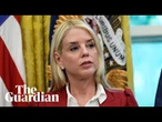 Pam Bondi appears before the Senate for an oversight hearing – watch live