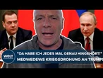 UKRAINE-KRIEG: "Da habe ich jedes Mal genau hingehört!" Das ist an der neuen Russen-Drohung dran!