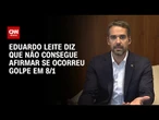 Eduardo Leite à CNN: Não consigo afirmar que aconteceria um golpe no 8 de janeiro | CNN 360º