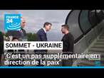 Sommet pour la paix en Ukraine : 