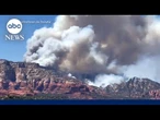 Wildfires rage in Utah and Colorado