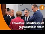 Ukraine-Krieg: Merz sieht gute Chancen für US-EU-Sanktionspaket gegen Russland