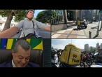 Entregadores emergem como um eleitorado disputado no Brasil | AFP