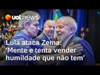 Lula faz críticas a Zema após vídeo comendo banana com casca para criticar inflação: 'Falso humilde'