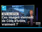 Présidentielle ivoirienne : ces images viennent de Côte d'Ivoire, vraiment ? • FRANCE 24