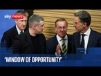 New UK defence secretary and German defence minister speak after NATO meeting