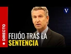 DIRECTO: Feijóo comparece en la sede nacional del PP tras conocer la condena a Ábalos