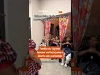 Família cria 'tigrinho humano' em festa junina e diverte com criatividade