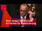 Reparatur der Pipeline: Nordstream-Beben bahnt sich an - und Merz hat sich einen Trick ausgedacht