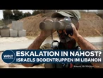 KRIEG IN NAHOST: Eskalation? Bodentruppen von Israel wohl im Libanon - Kampf gegen Hisbollah