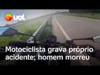 Motociclista gravou próprio acidente que o matou em Beberibe; veja o vídeo