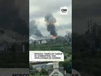 Tampa de tanque de combustível voa em Moscou após ataque da Ucrânia