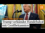 Erstes Abkommen im US-Zollstreit steht – Verhandlungen mit China am Wochenende